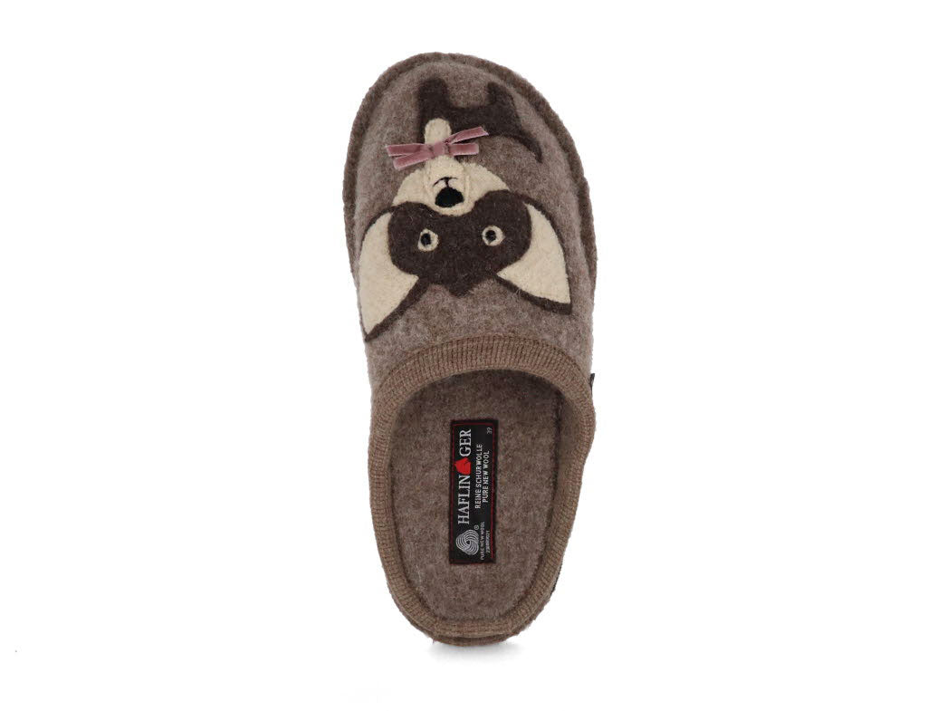 1 HAFLINGER-Slipper--Flair-Chihuahua-Beige #farbe_Beige