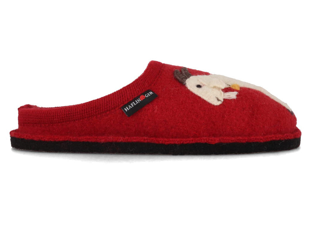 1 HAFLINGER-Women-Boiled-Wool-Slippers-Flair-Heidi-paprika #farbe_Red