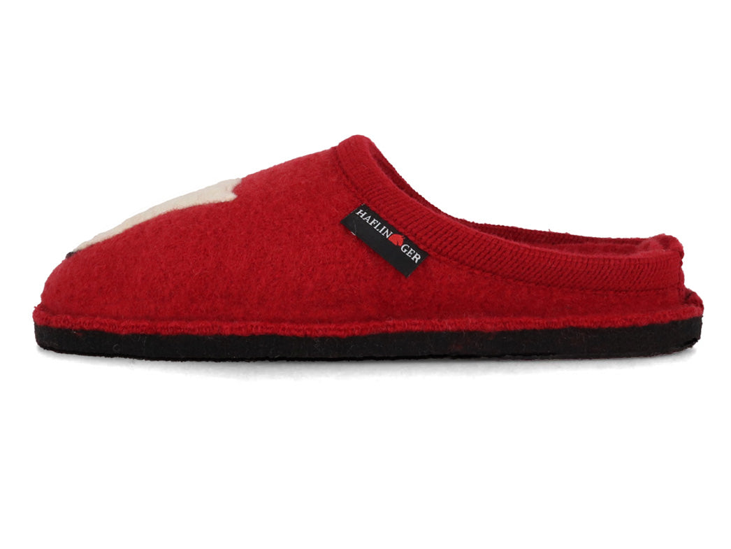 1 HAFLINGER-Women-Boiled-Wool-Slippers-Flair-Heidi-paprika #farbe_Red