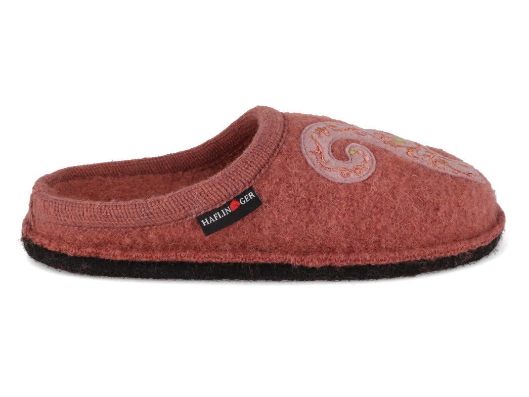 1 HAFLINGER-Slipper--Flair-Lissy-Copper #farbe_Bronze