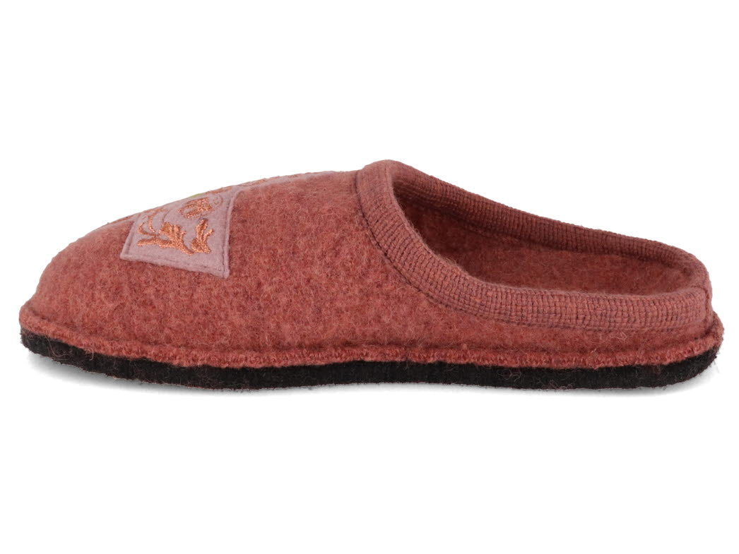 1 HAFLINGER-Slipper--Flair-Lissy-Copper #farbe_Bronze