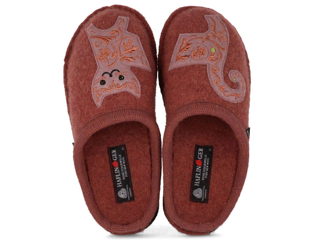 1 HAFLINGER-Slipper--Flair-Lissy-Copper #farbe_Bronze