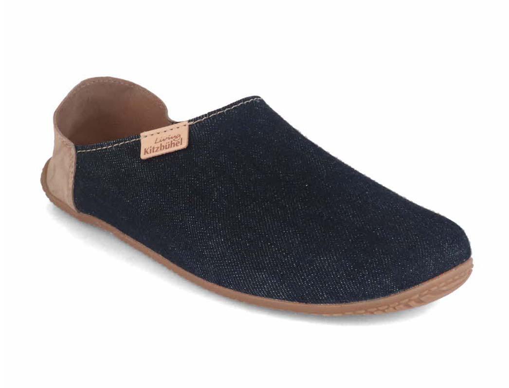 Living-Kitzbuehel-Slipper--Leather-Cap-Dark-Denim #farbe_Blue