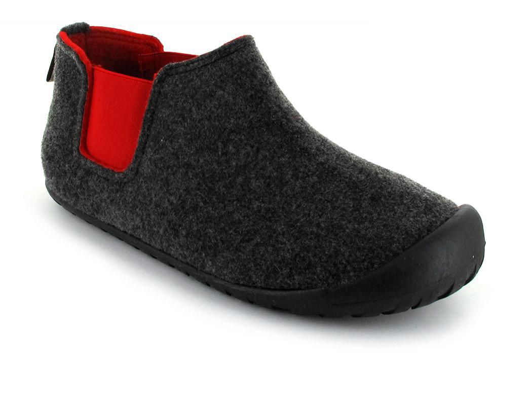 Gumbies-Men-Women-Slippers-Brumby-charcoalred #farbe_Red