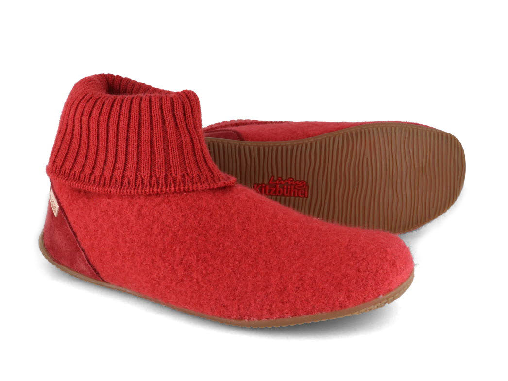 1 Living-Kitzbhel-Women-Boiled-Wool-Slipper-Boots-Uni-astro-dust #farbe_Red