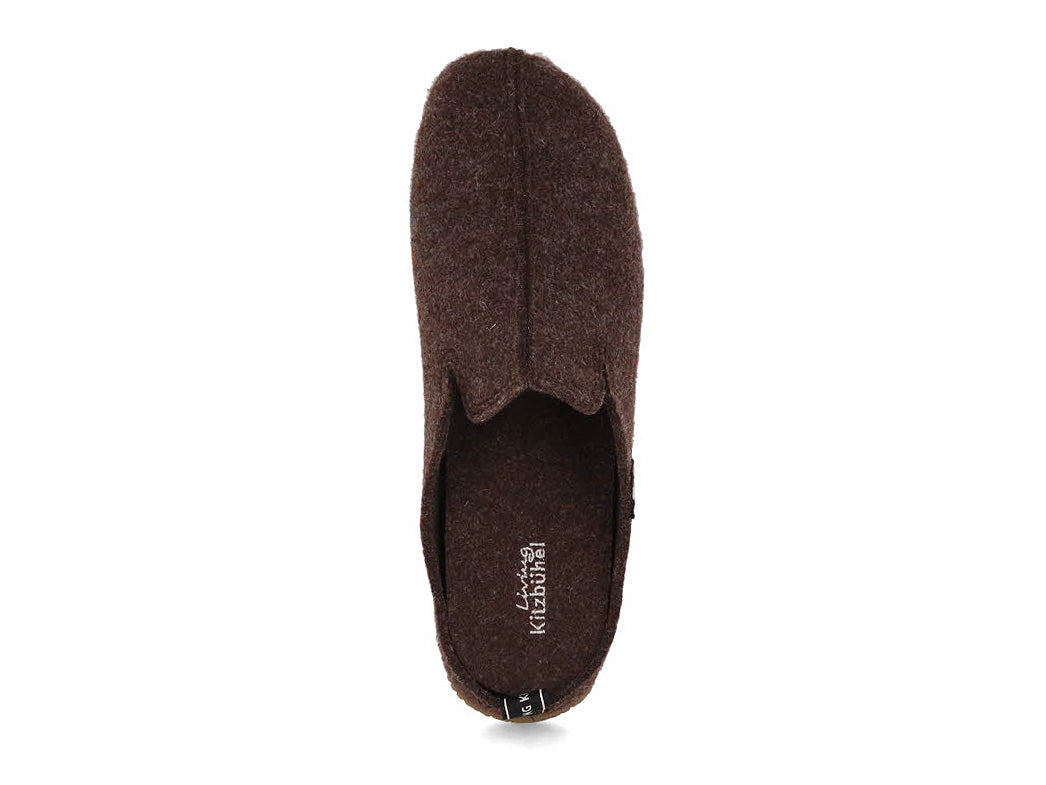 1 Living-Kitzbhel-Men-Felt-Slippers-Swiss-cross-brown #farbe_Brown