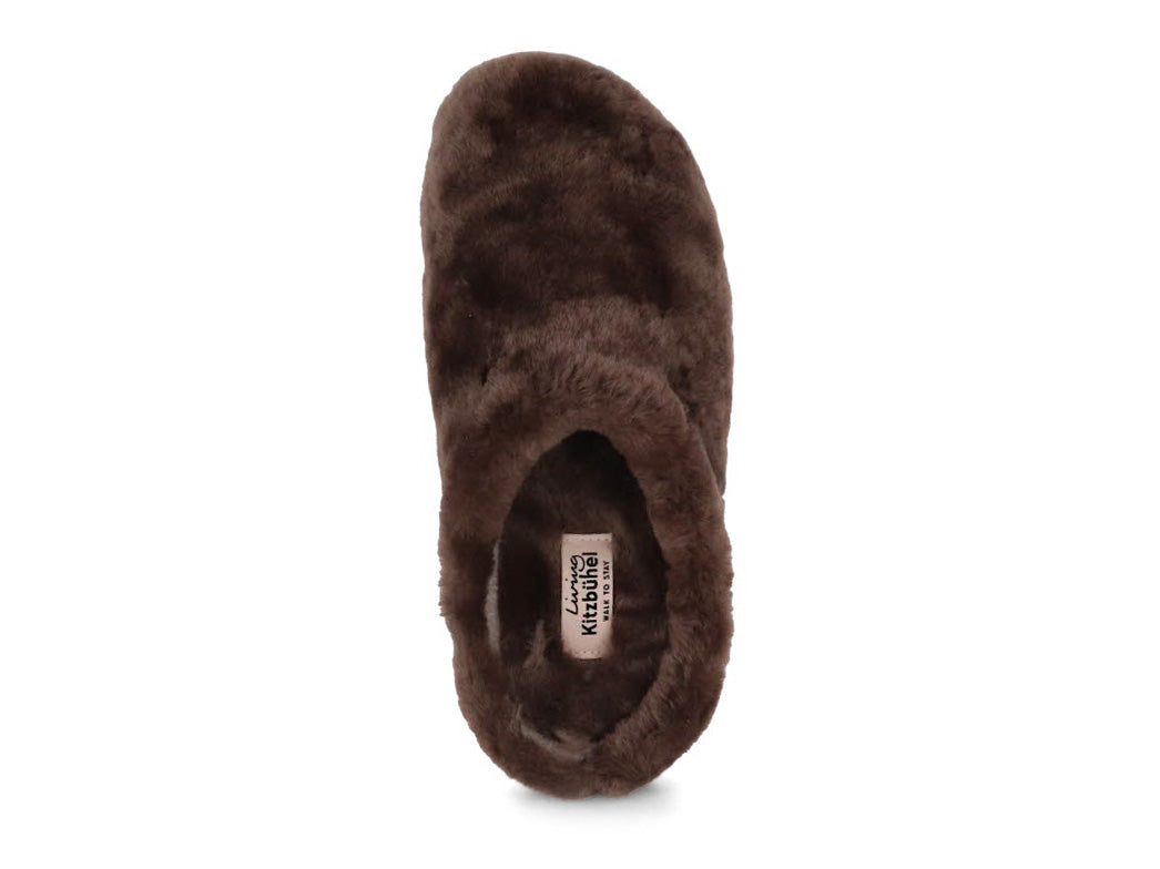 1 LIVING-KITZBHEL-Women-Lambskin-Slippers-brown #farbe_Brown