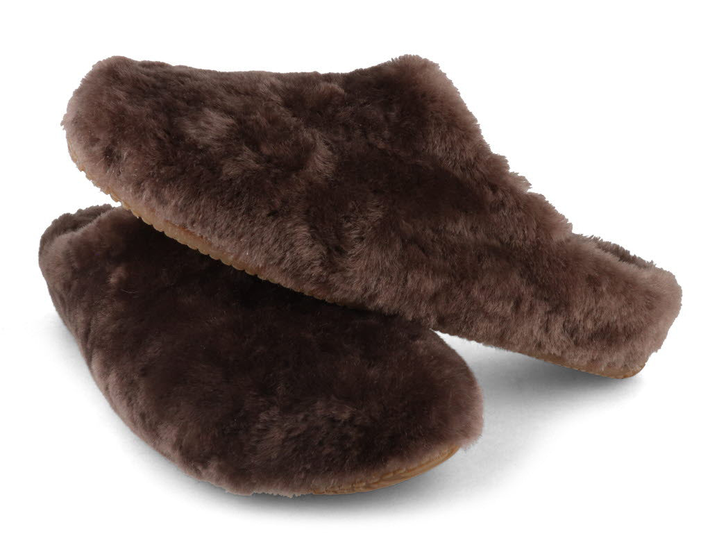1 LIVING-KITZBHEL-Women-Lambskin-Slippers-brown #farbe_Brown