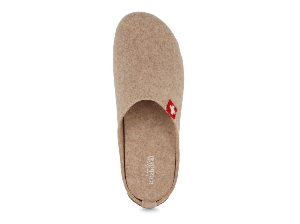 1 LIVING-KITZBHEL-Women-Felt-Slippers-Swiss-Cross-camel #farbe_Beige