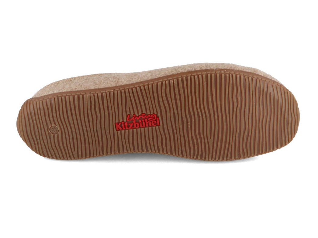 1 LIVING-KITZBHEL-Women-Felt-Slippers-Swiss-Cross-camel #farbe_Beige