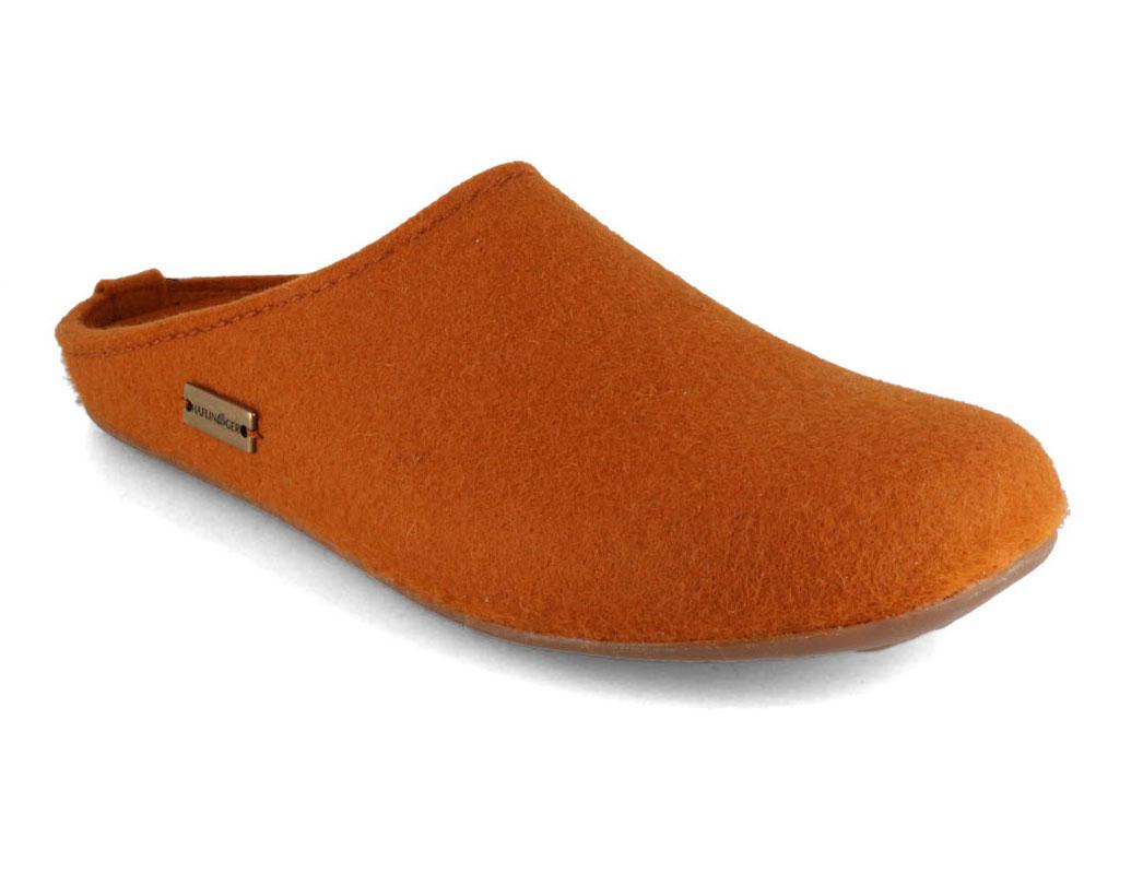 HAFLINGER-Slipper--Everest-Fundus-Pumpkin #farbe_Orange