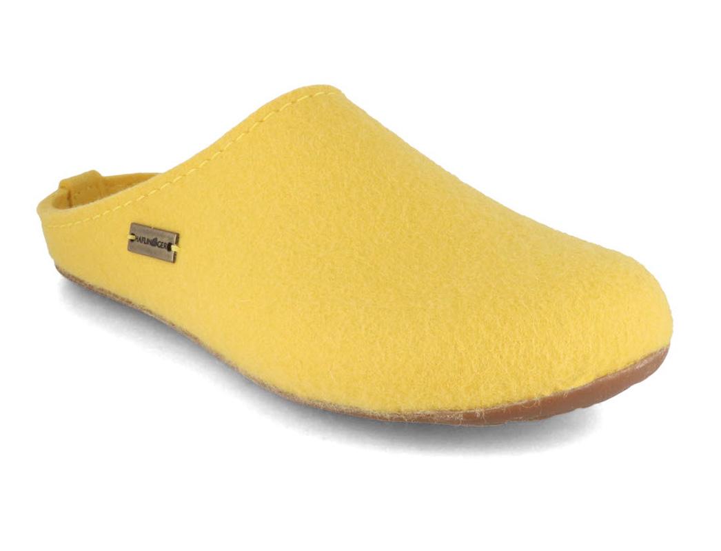 HAFLINGER-Women-Felt-Slippers-Everest-Fundus-yellow #farbe_Yellow