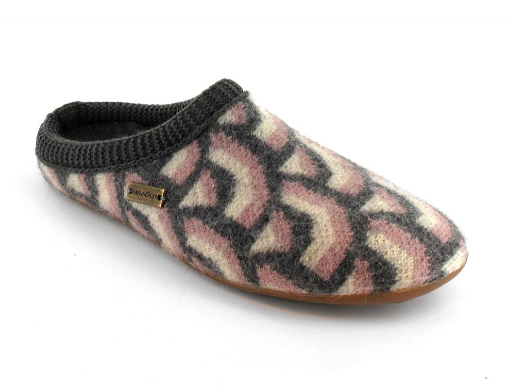 HAFLINGER-Slipper--Everest-Cascade-Rosewood #farbe_Pink