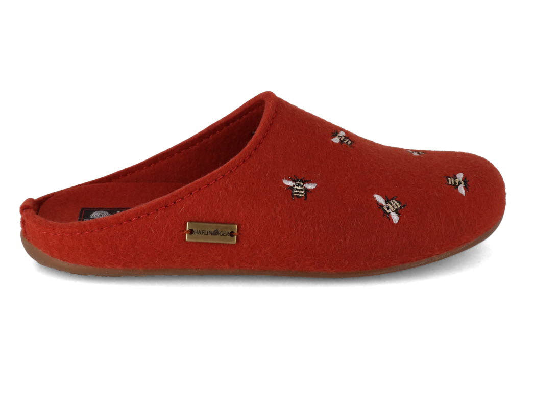 1 HAFLINGER-Slipper--Everest-Api-Terracotta #farbe_Orange