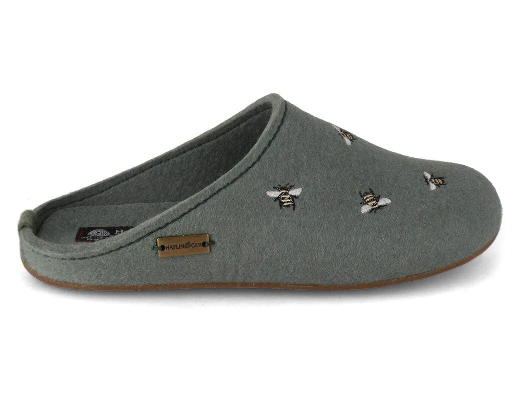 1 HAFLINGER-Slipper--Everest-Api-Kiwi #farbe_Green