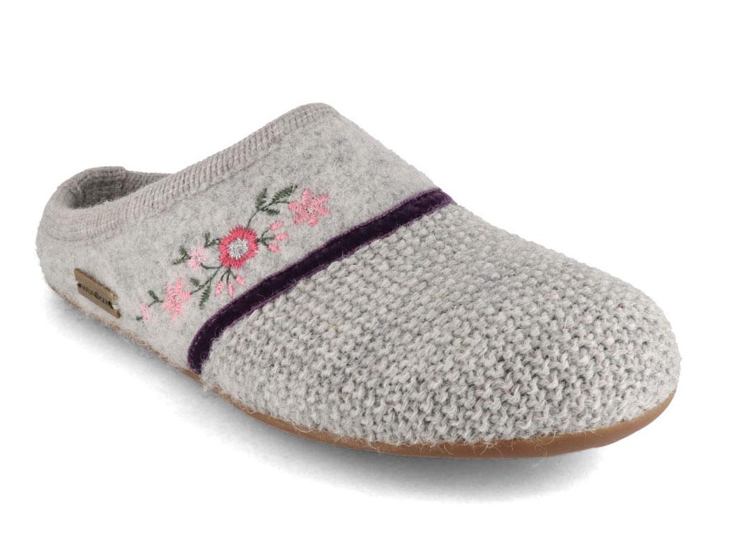 HAFLINGER-Slipper--Everest-Servus-Stone-Gray #farbe_Grey