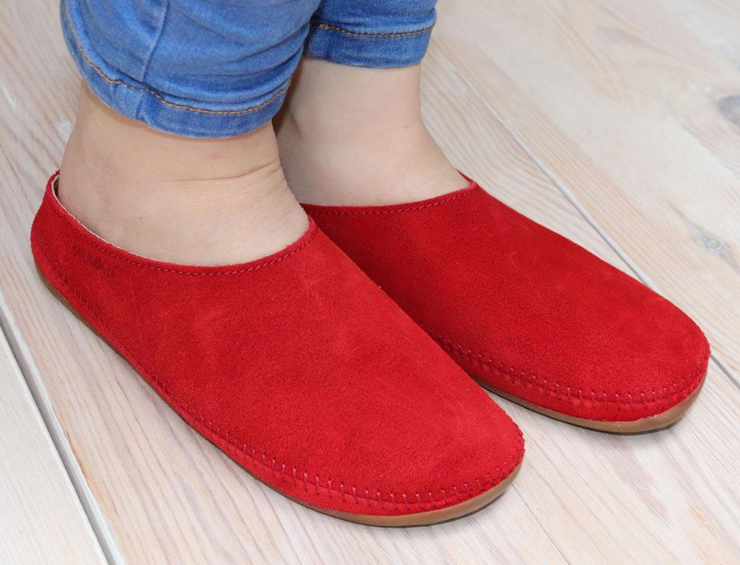 1 HAFLINGER-Leather-Slippers--Everest-Softino-Nubuck-Ruby #farbe_Red