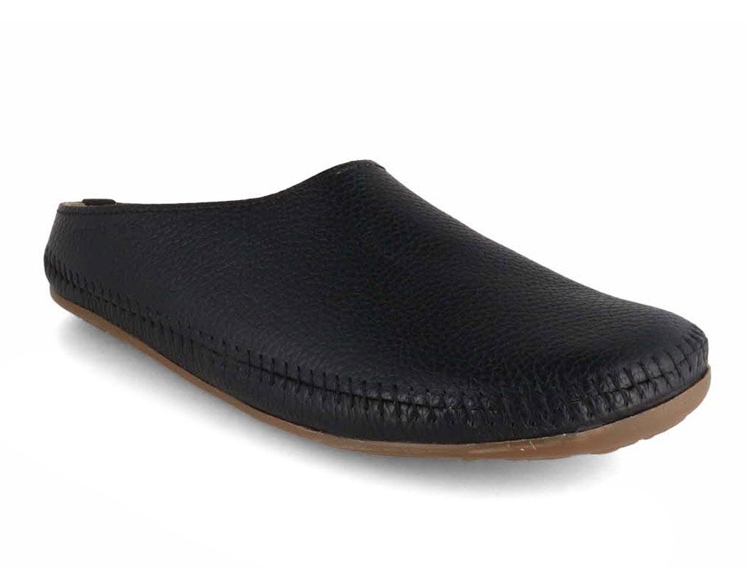 HAFLINGER-Leather-Slippers--Everest-Softino-Black #farbe_Black