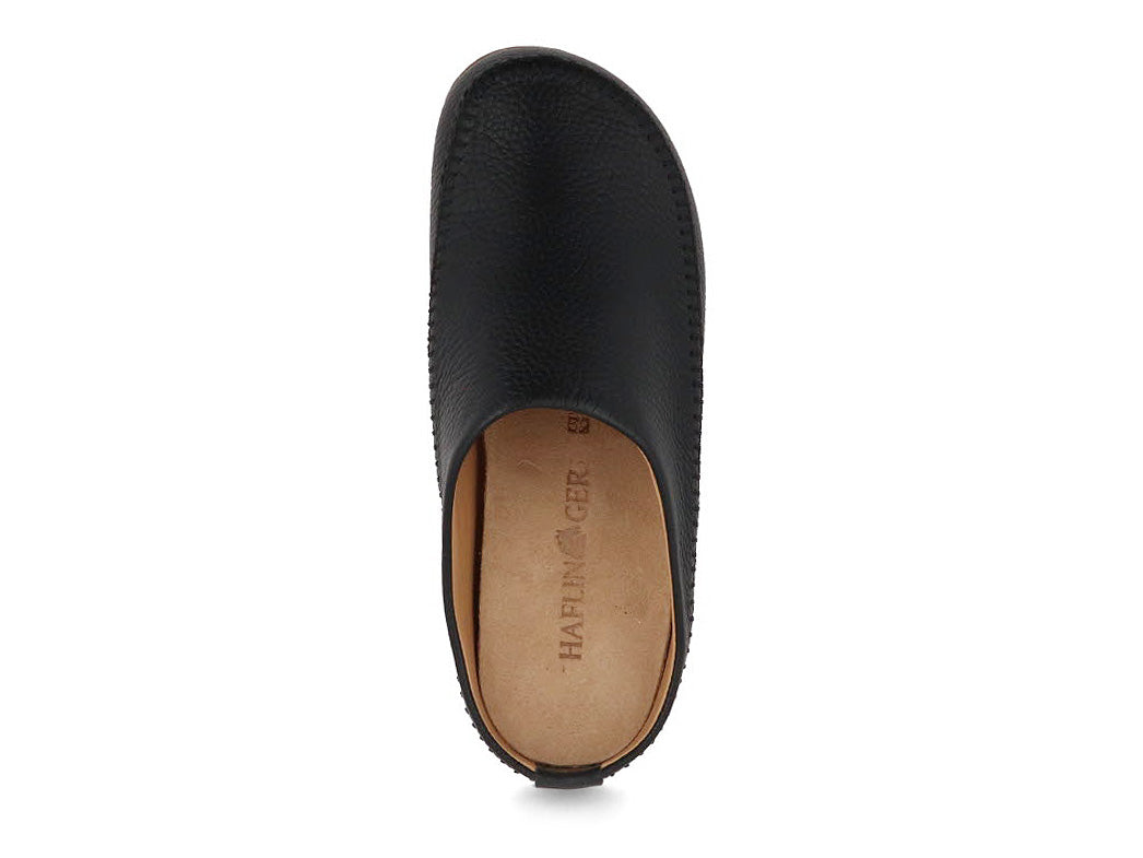 1 HAFLINGER-Women-Men-leather-Slippers-Everest-Softi-black #farbe_Black