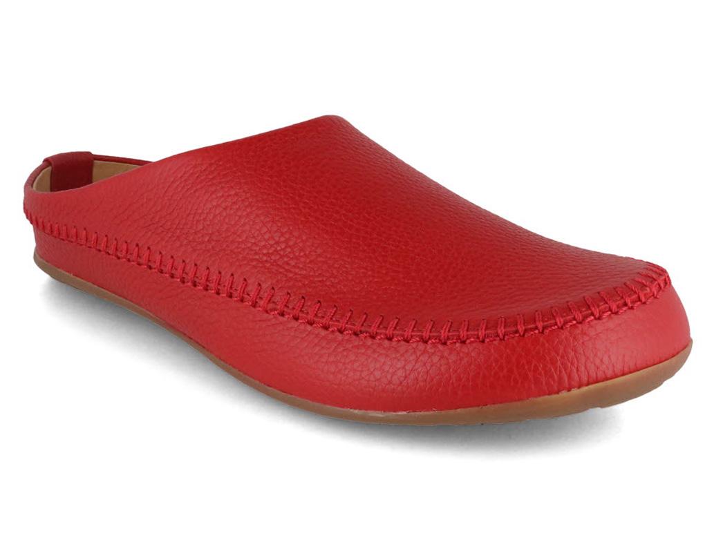 HAFLINGER-Women-leather-Slippers-Everest-Softi-paprika #farbe_Red