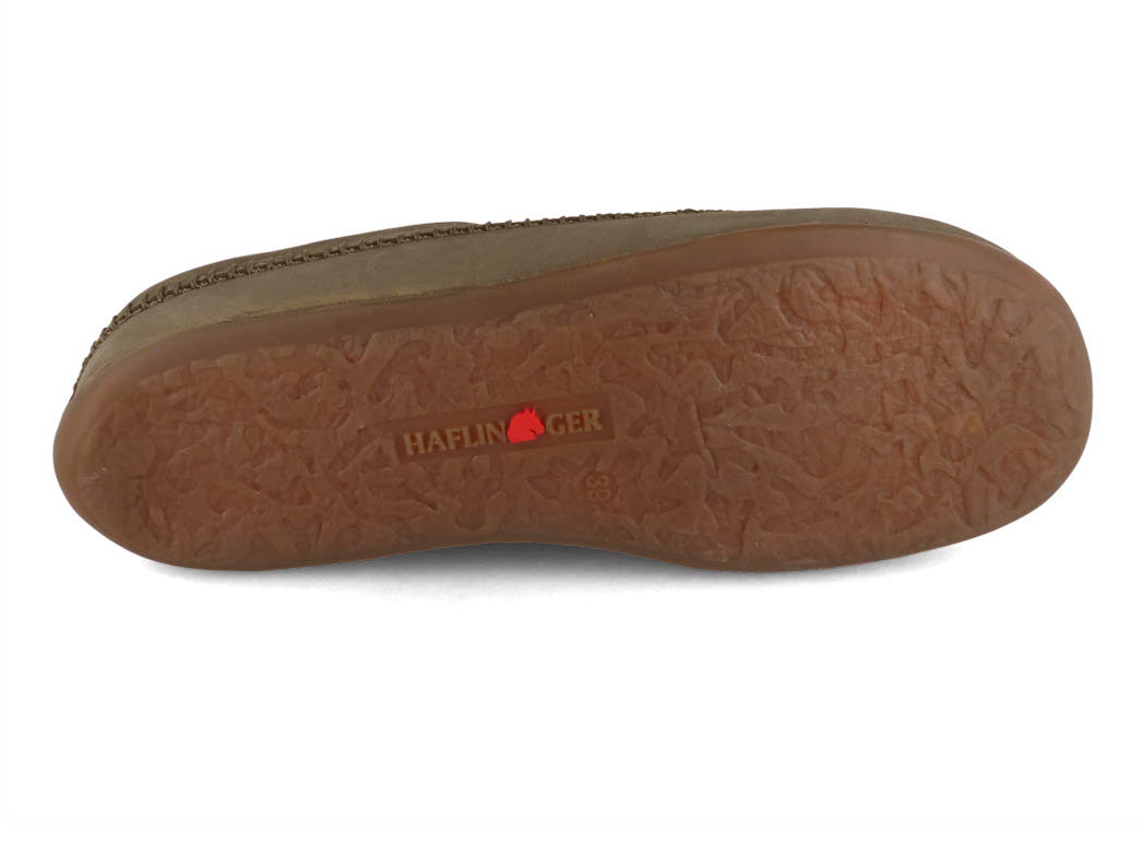 1 HAFLINGER-Women-Men-leather-Slippers-Everest-Softi-reed #farbe_Oliv