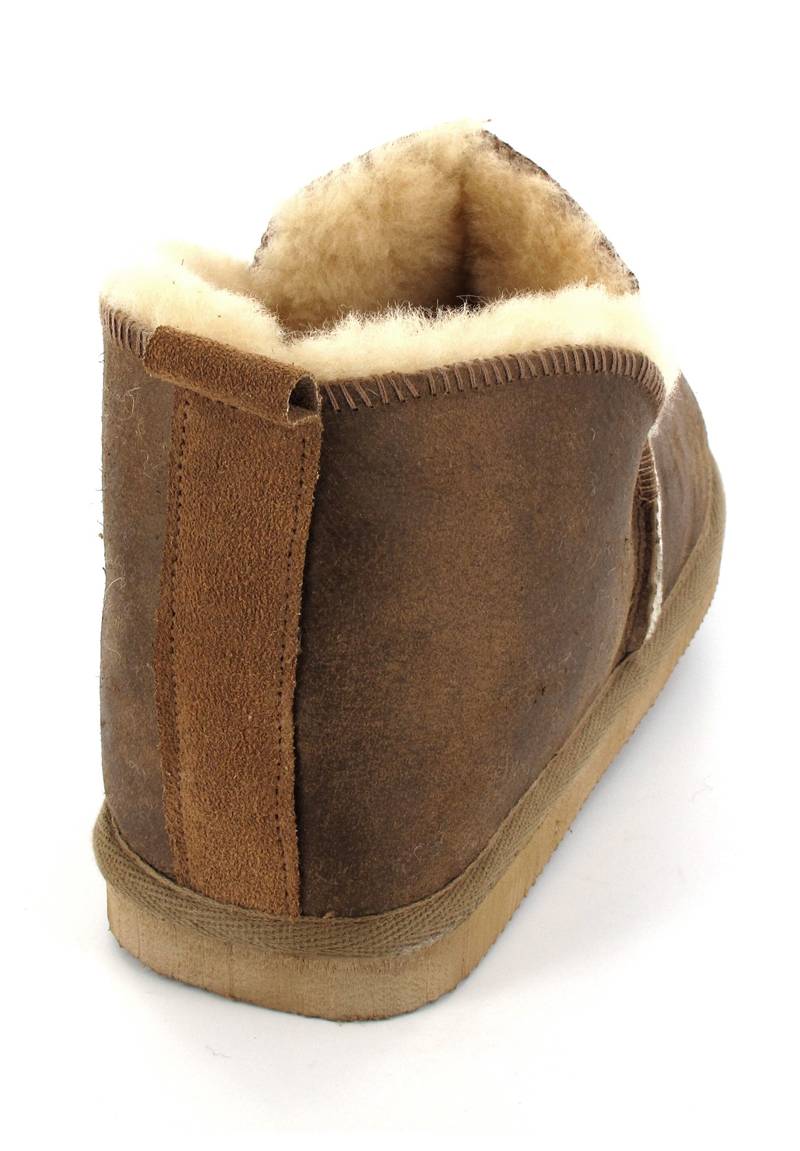 1 SHEPHERD-Mens-Sheepskin-Slippers-Anton-antique-cognac #farbe_Brown