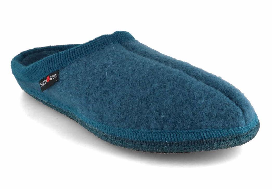 HAFLINGER-Men-Women-Felt-Slippers-Alaska-turquoise #farbe_Türkis