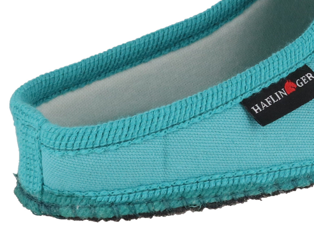 1 HAFLINGER-Women-Cotton-Slippers-Cotty-reseda #farbe_Türkis