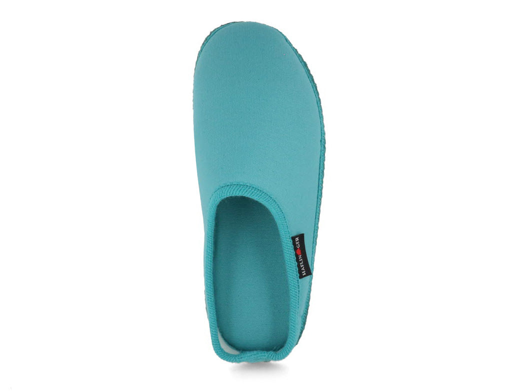 1 HAFLINGER-Women-Cotton-Slippers-Cotty-reseda #farbe_Türkis