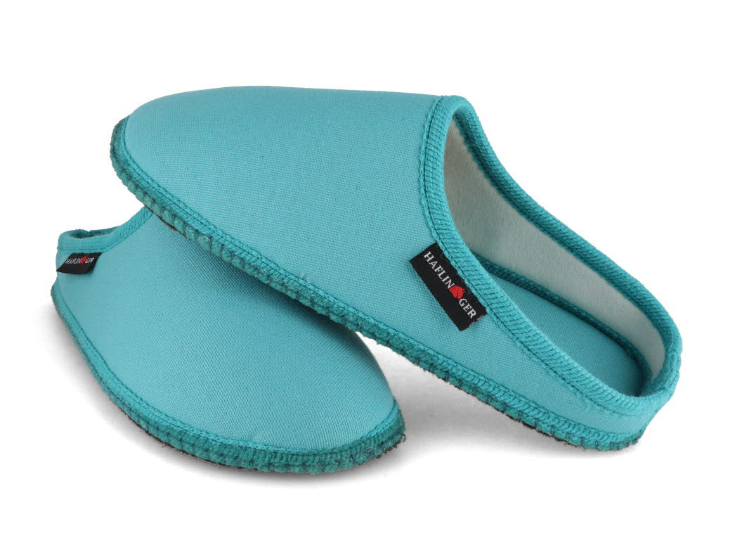 1 HAFLINGER-Women-Cotton-Slippers-Cotty-reseda #farbe_Türkis