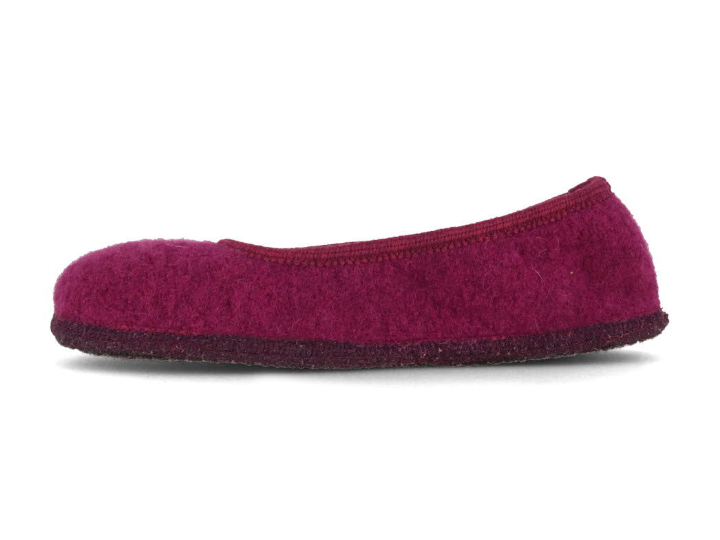 1 HAFLINGER-Women-Felt-Ballerina-Marina-mulberry #farbe_Rosa