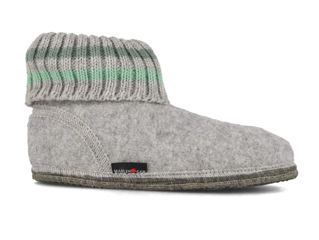 1 HAFLINGER-Women-Men-Boiled-Wool-Slipper-Boots-Paul-stone #farbe_Gray
