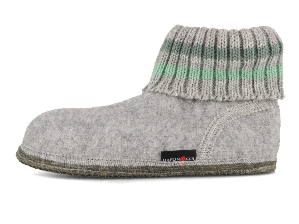 1 HAFLINGER-Women-Men-Boiled-Wool-Slipper-Boots-Paul-stone #farbe_Gray