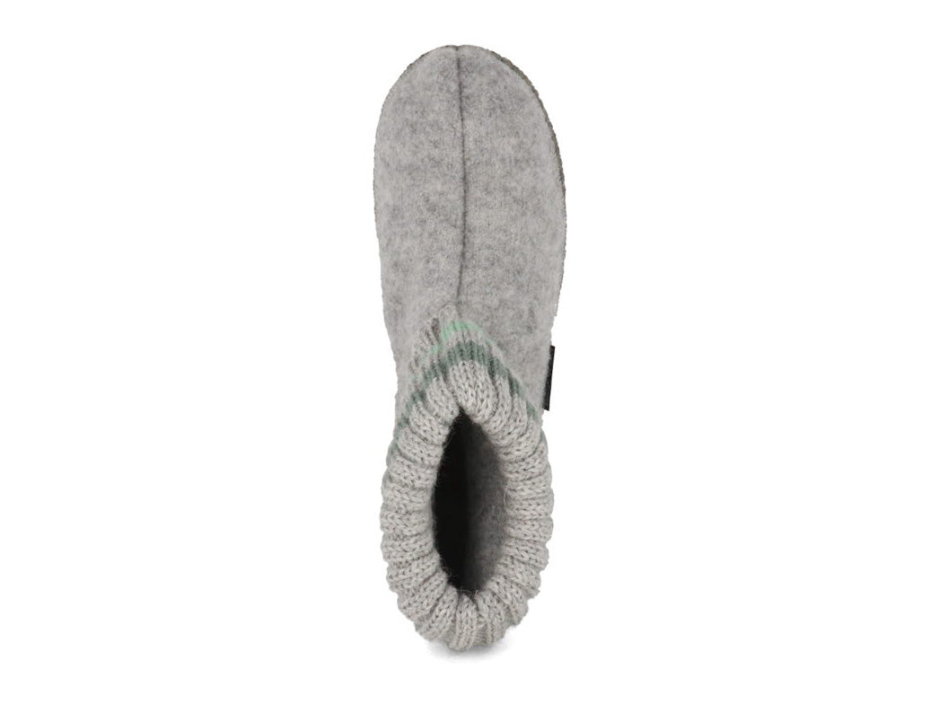 1 HAFLINGER-Women-Men-Boiled-Wool-Slipper-Boots-Paul-stone #farbe_Gray