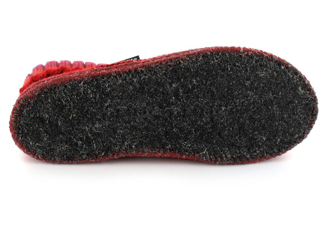 1 HAFLINGER-Womens-Slippers-Boots--Paul-Brick-Red #farbe_Red