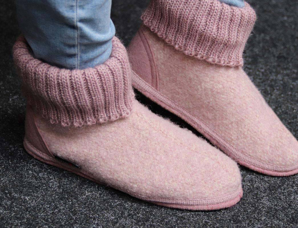 1 HAFLINGER-Slipper-Boots--1898-Rosewood #farbe_Pink