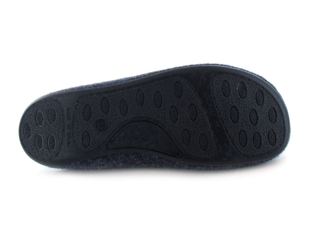 1 THIES-Slipper--Cat-Fieltro-Marinojas #farbe_Blue