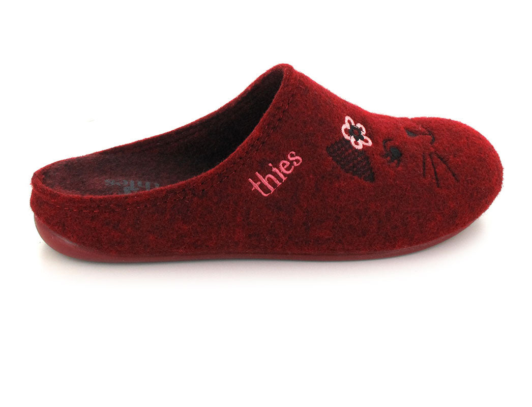 1 THIES-Slipper--Cat-Fieltro-Vinojas #farbe_Colorful