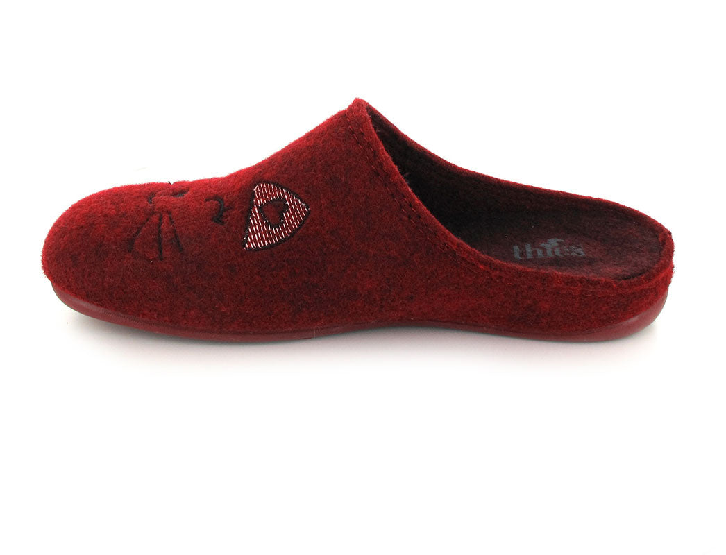 1 THIES-Slipper--Cat-Fieltro-Vinojas #farbe_Colorful
