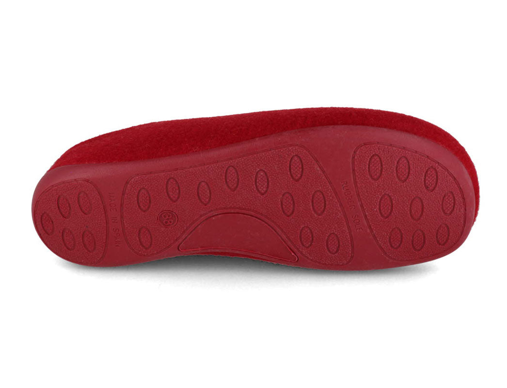1 THIES-Slipper--Felted-PET-BurdeosGranate #farbe_Red