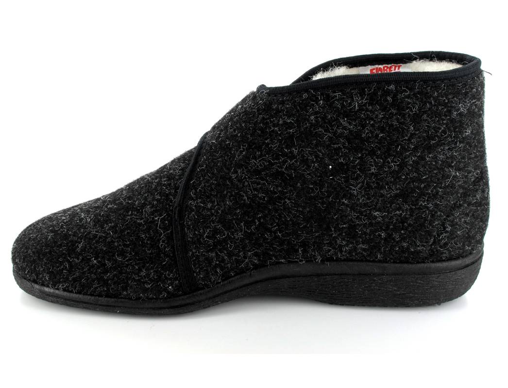 1 Varomed-vital-Slipper-Boots--Velcro-Fastener-Black #farbe_Black