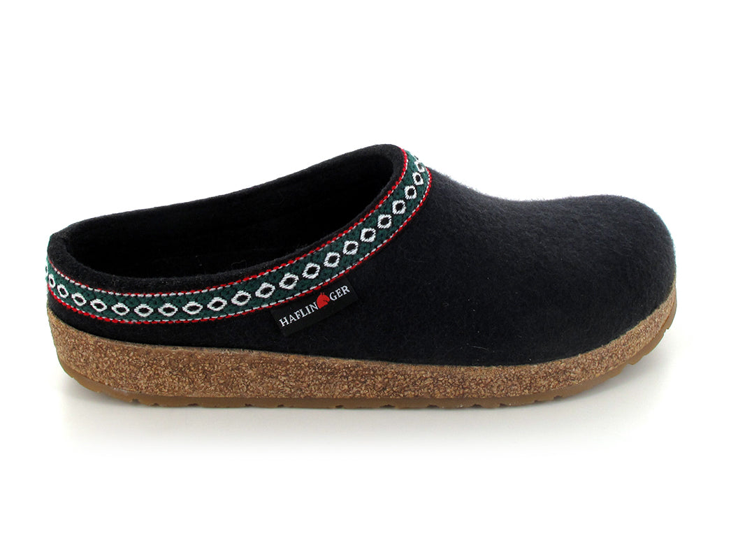 1 HAFLINGER-Clog--Grizzly-Franzl-Black #farbe_Black