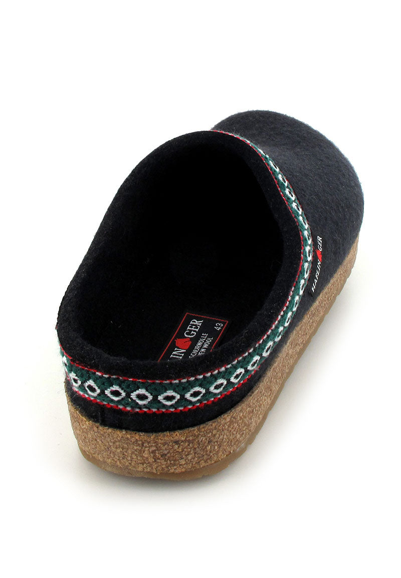 1 HAFLINGER-Clog--Grizzly-Franzl-Black #farbe_Black