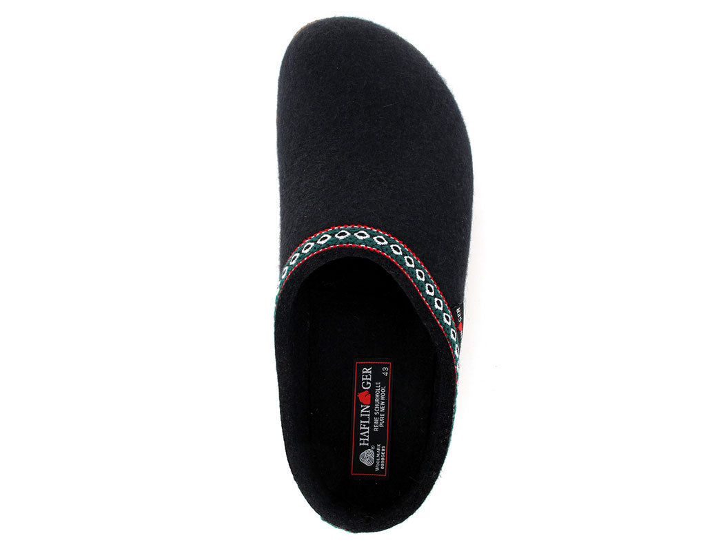 1 HAFLINGER-Clog--Grizzly-Franzl-Black #farbe_Black