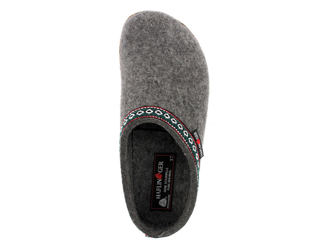 1 HAFLINGER-Slippers-with-Arch-Support--Grizzly-Franzl-anthracite #farbe_Grey