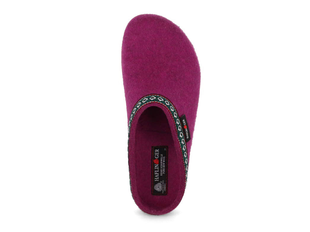 1 HAFLINGER-Clog--Grizzly-Franzl-Mulberry #farbe_Rosa