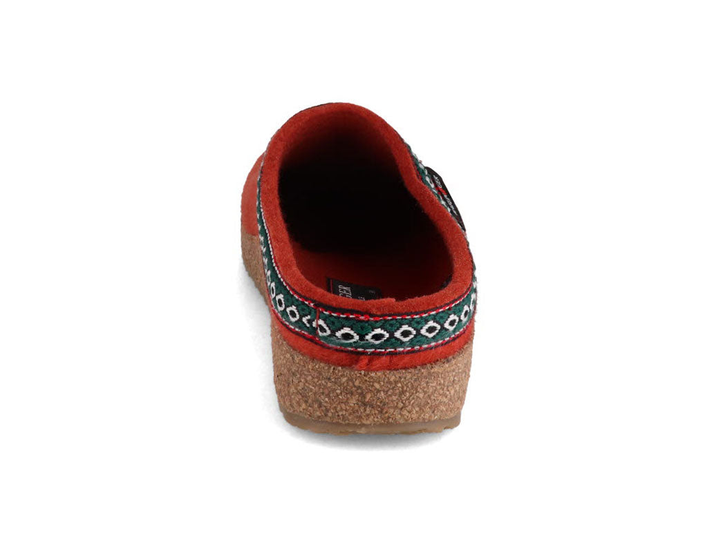 1 HAFLINGER-Clog--Grizzly-Franzl-Terracotta #farbe_Orange