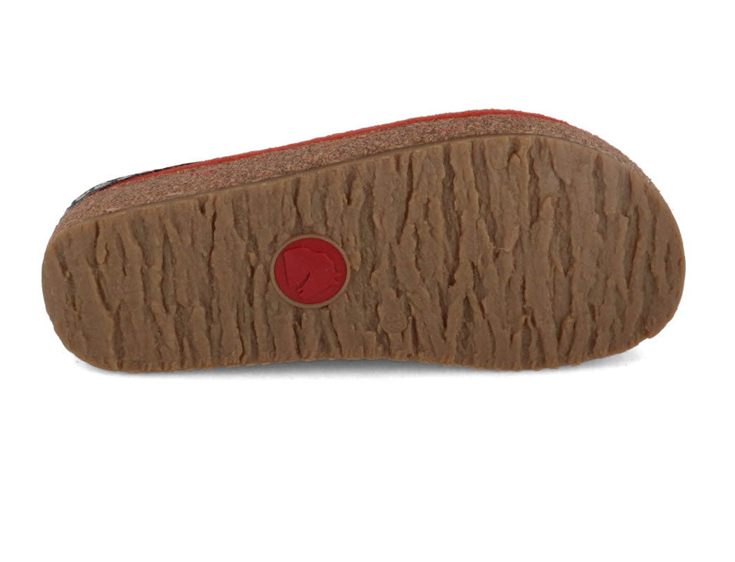 1 HAFLINGER-Clog--Grizzly-Franzl-Terracotta #farbe_Orange