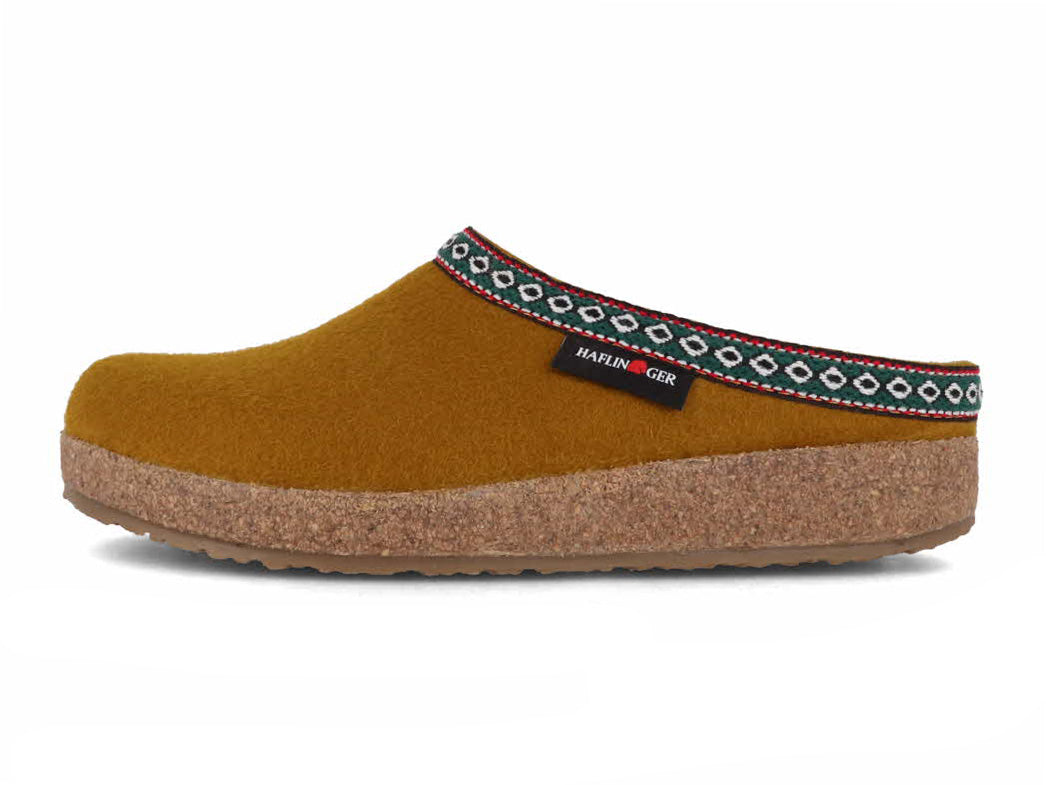 1 HAFLINGER-Men-Women-Clogs-Grizzly-Franzl-masala #farbe_Yellow