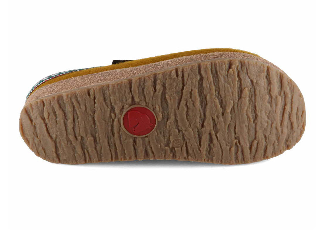 1 HAFLINGER-Men-Women-Clogs-Grizzly-Franzl-masala #farbe_Yellow